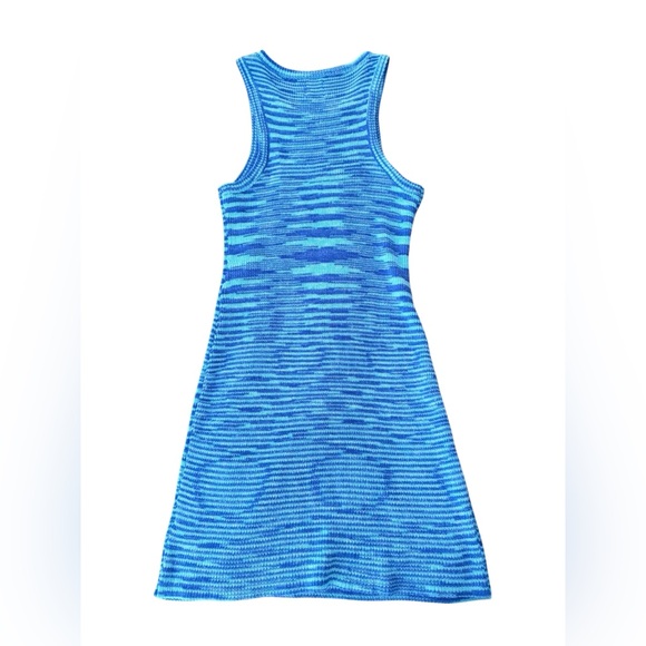 Princess Polly Sleeveless Blue Knitted Elish Mini Dress Size 8 - Picture 3 of 7